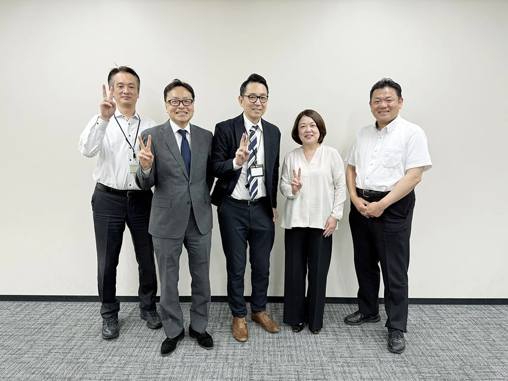 税務署幹部との記念撮影